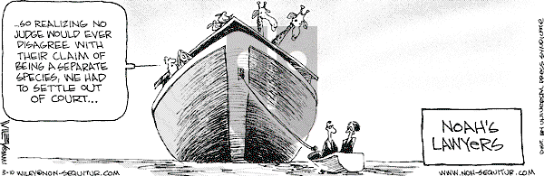 Non Sequitur on Saturday March 10, 2001 Comic Strip