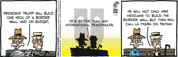 La Cucaracha on Friday July 3, 2015 Comic Strip