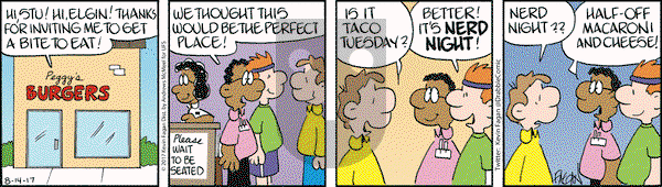 Drabble on Monday August 14, 2017 Comic Strip
