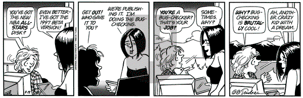 Doonesbury on Tuesday March 19, 1996 Comic Strip