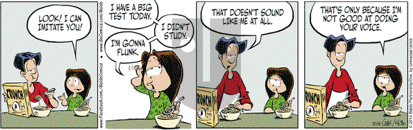 Baldo on Monday October 6, 2014 Comic Strip