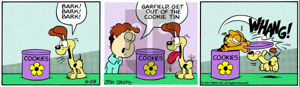Garfield on Wednesday June 29, 1983 Comic Strip