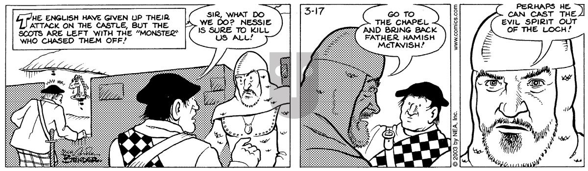 Alley Oop - Monday March 17, 2003 Comic Strip