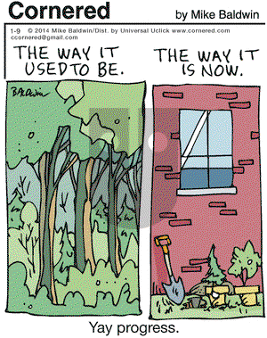 Cornered on Thursday January 9, 2014 Comic Strip