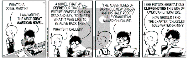 Cow and Boy Classics on Friday March 2, 2007 Comic Strip