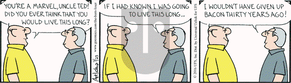 The Born Loser on Saturday July 23, 2016 Comic Strip