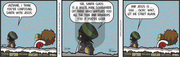 The Boondocks on Saturday December 17, 2005 Comic Strip