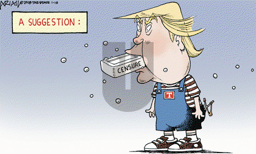 Robert Ariail on Thursday January 18, 2018 Comic Strip