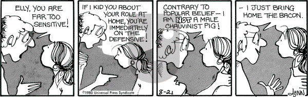 For Better or For Worse on Thursday August 21, 1980 Comic Strip