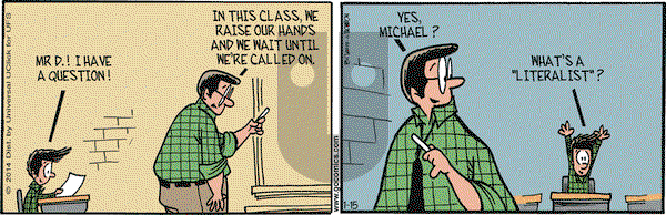 Grand Avenue on Wednesday January 15, 2014 Comic Strip
