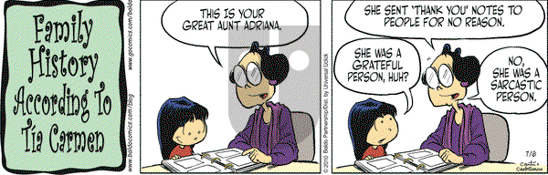 Baldo on Tuesday July 6, 2010 Comic Strip