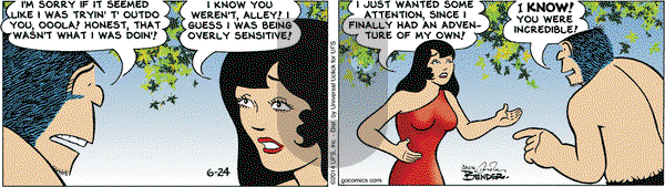 Alley Oop on Tuesday June 24, 2014 Comic Strip