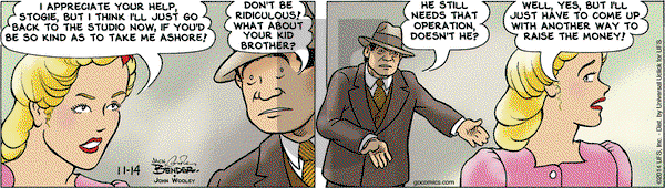 Alley Oop on Friday November 14, 2014 Comic Strip