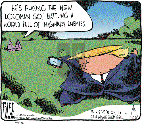 Tom Toles on Friday July 15, 2016 Comic Strip