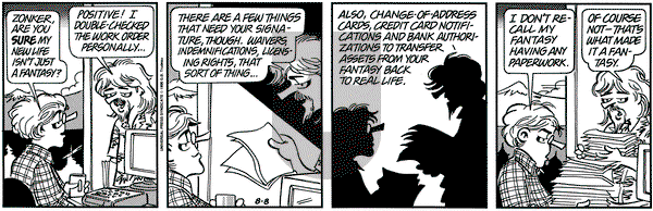 Doonesbury on Tuesday August 8, 1995 Comic Strip