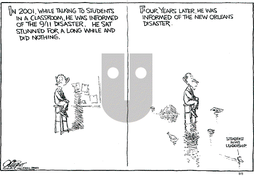 Pat Oliphant on Thursday September 8, 2005 Comic Strip