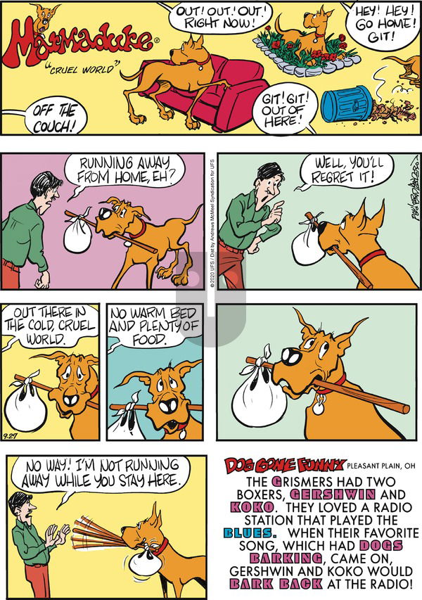 Marmaduke on Sunday September 27, 2020 Comic Strip