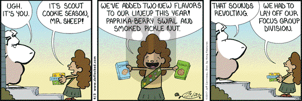 DeFlocked on Monday April 3, 2017 Comic Strip