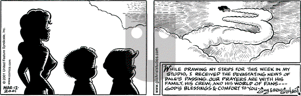 Nancy on Monday March 12, 2001 Comic Strip