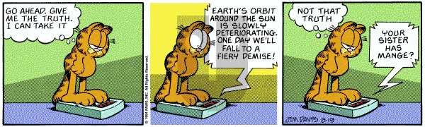 Garfield on Friday August 19, 1994 Comic Strip