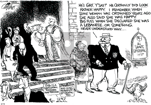 Pat Oliphant on Tuesday August 19, 2003 Comic Strip