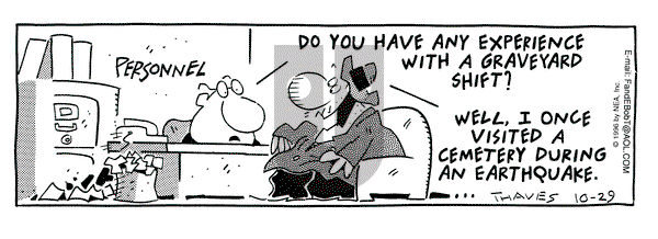Frank and Ernest on Tuesday October 29, 1996 Comic Strip
