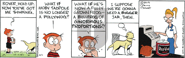 Red and Rover on Wednesday August 7, 2019 Comic Strip