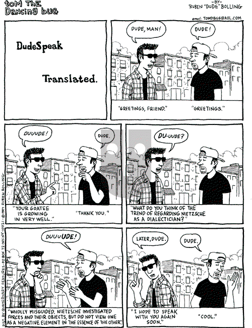 Tom the Dancing Bug on Friday December 10, 2004 Comic Strip