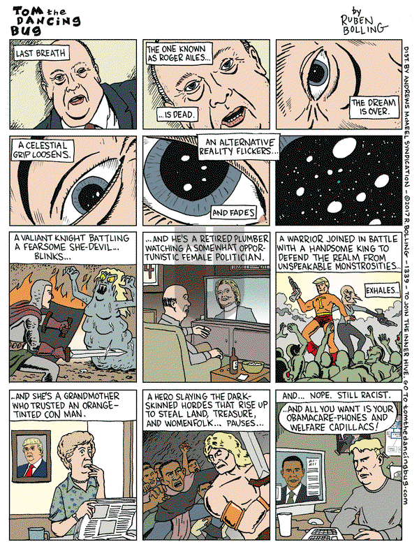 Tom the Dancing Bug on Friday May 26, 2017 Comic Strip