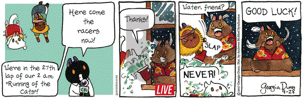 Breaking Cat News on Thursday September 28, 2017 Comic Strip