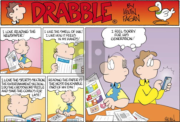 Drabble on Sunday March 1, 2015 Comic Strip