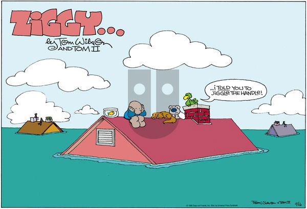 Ziggy on Sunday September 6, 1998 Comic Strip