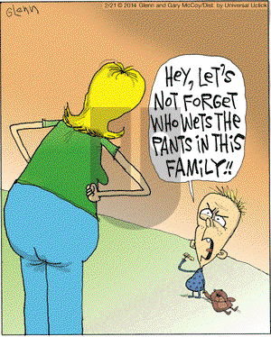 The Flying McCoys on Friday February 21, 2014 Comic Strip