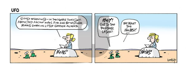 UFO on Thursday April 17, 2025 Comic Strip