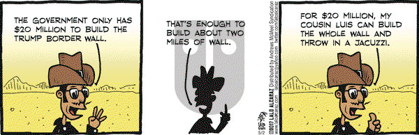 La Cucaracha on Tuesday May 2, 2017 Comic Strip