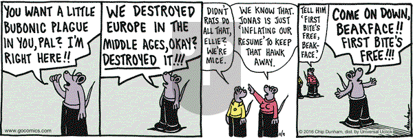 Overboard on Wednesday November 9, 2016 Comic Strip
