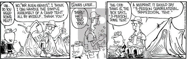 Monty on Tuesday May 15, 2001 Comic Strip
