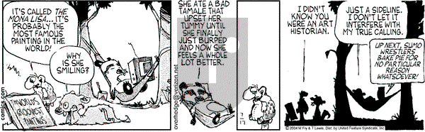 Over the Hedge on Saturday July 17, 2004 Comic Strip