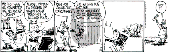 Monty on Thursday October 14, 2004 Comic Strip