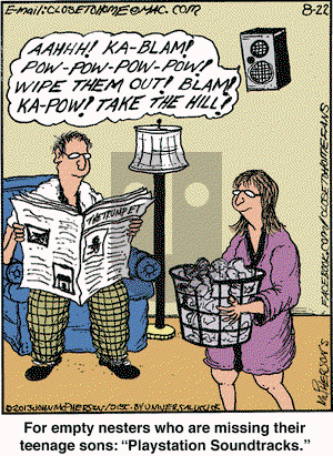 Close to Home on Thursday August 22, 2013 Comic Strip