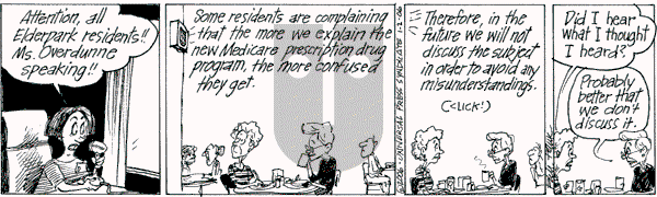 The Elderberries on Monday January 2, 2006 Comic Strip
