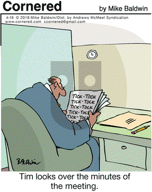 Cornered on Thursday April 19, 2018 Comic Strip