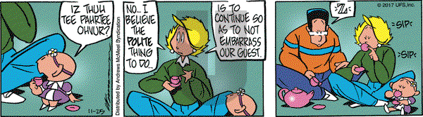 Rose is Rose on Saturday November 25, 2017 Comic Strip