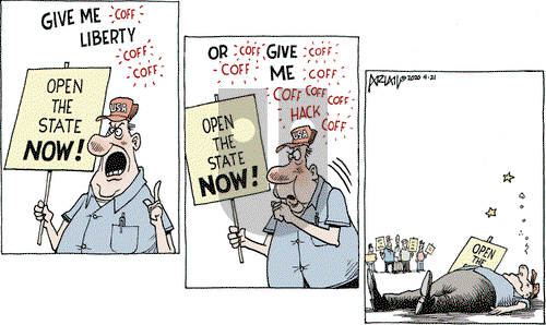 Robert Ariail on Tuesday April 21, 2020 Comic Strip