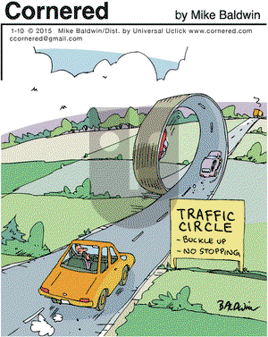 Cornered on Saturday January 10, 2015 Comic Strip