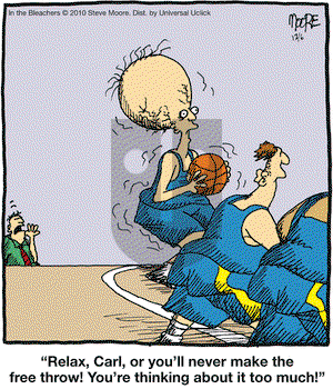 In the Bleachers on Monday December 6, 2010 Comic Strip