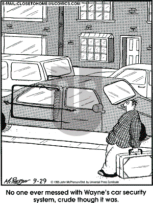 Close to Home - Saturday September 29, 2001 Comic Strip