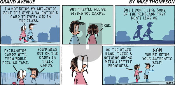 Grand Avenue on Sunday February 9, 2020 Comic Strip