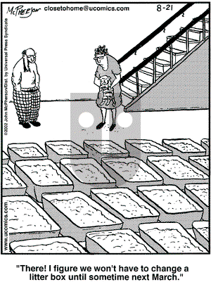 Close to Home on Tuesday February 11, 2003 Comic Strip