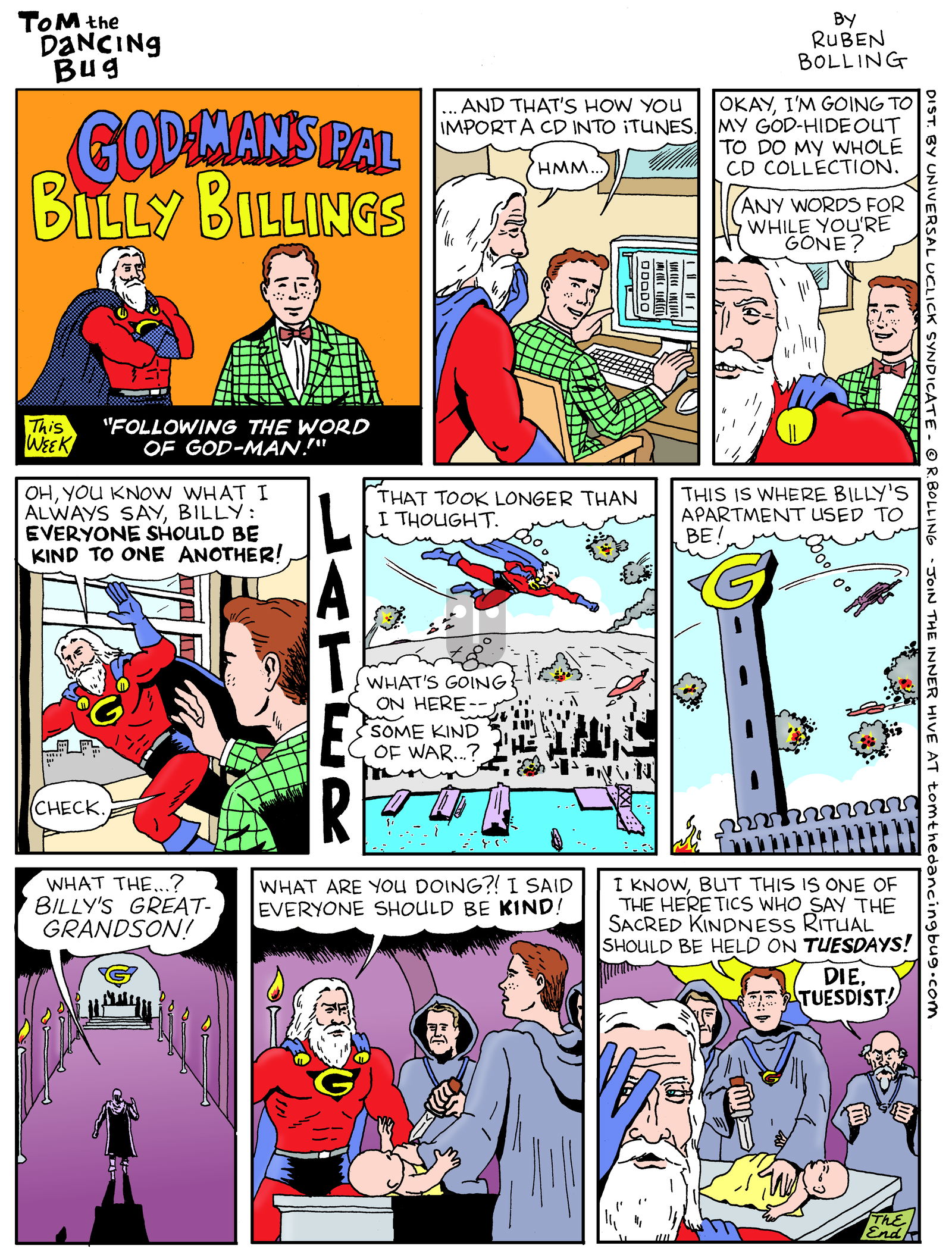 Tom the Dancing Bug on Monday December 26, 2016 Comic Strip